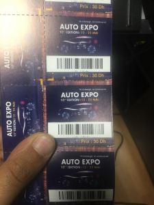 Ticket AUTO EXPO